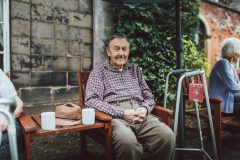 Bank Close House care home Chesterfield - Enjoying the good weather