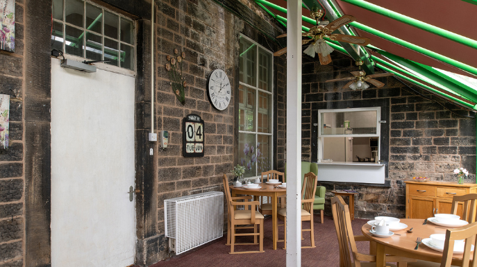 Coffee Shop & Social Spaces at Bank Close House care home Chesterfield