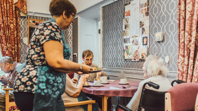 Dining & Nutrition at Bank Close House care home Chesterfield